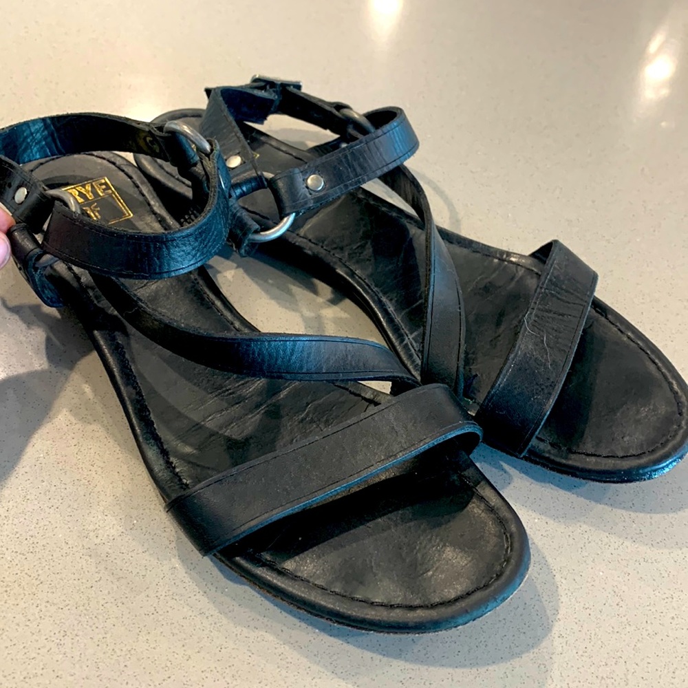 Frye Black Sandal